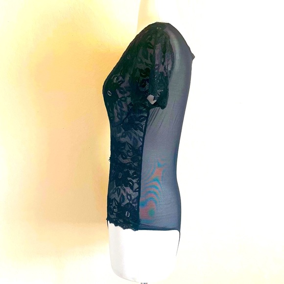 VTG Victoria’s Secret Black Lace Bodysuit - Picture 5 of 11